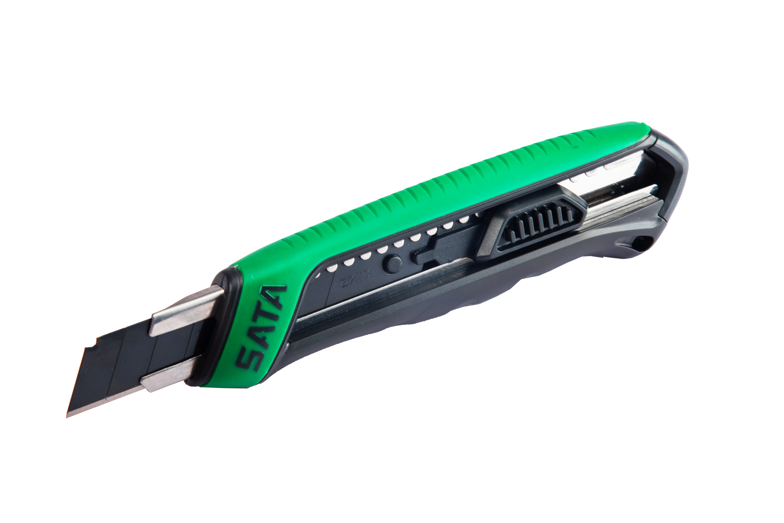 SATA/世达 T系列18MM橡塑柄推扭美工刀 93482