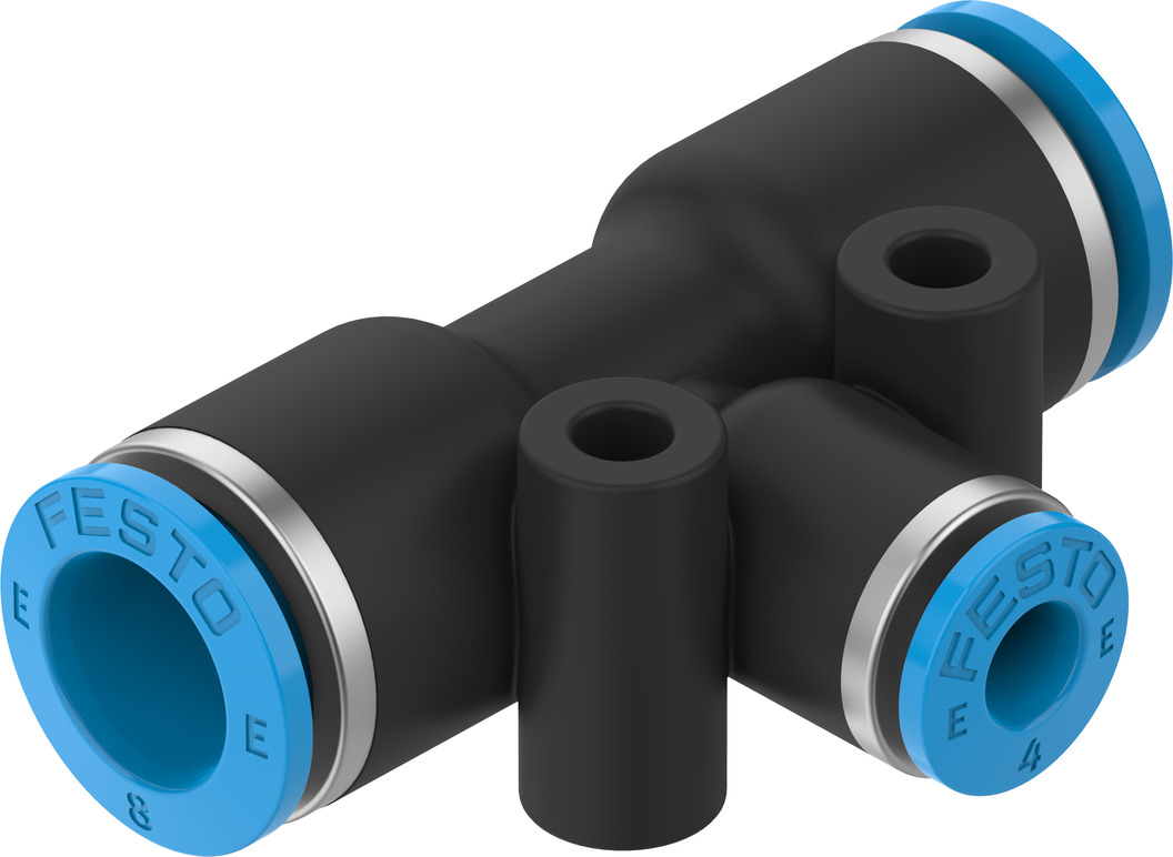 FESTO/费斯托 T 型快插接头 NPQE-T-Q4-Q8-P10