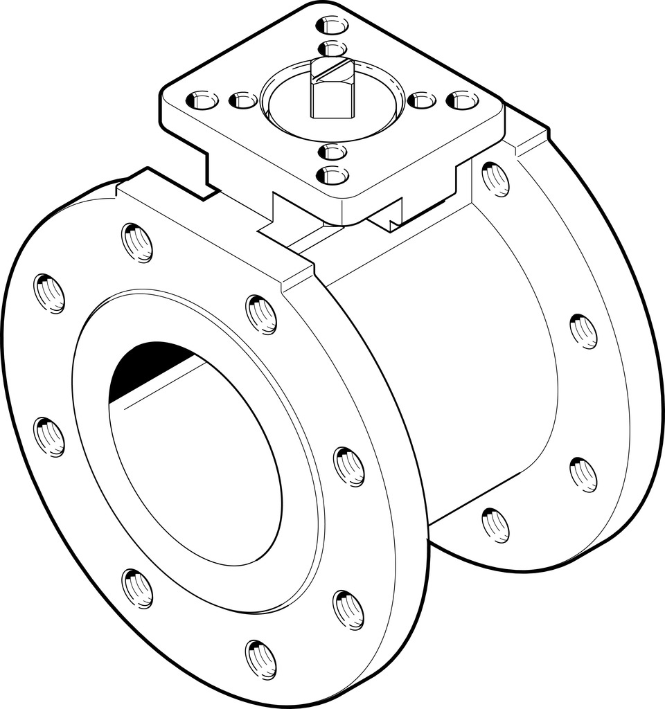 FESTO/费斯托 球阀 VZBC-100-FF-16-22-F0710-V4V4T