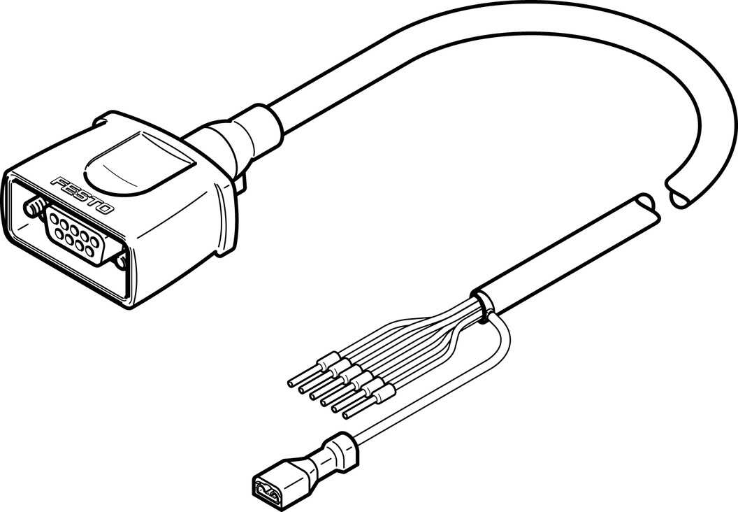 FESTO/费斯托 电机电缆 NEBM-S1G9-E-5-Q5-LE6