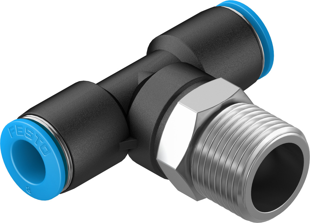 FESTO/费斯托 T 型快插接头 QST-3/8-8-50