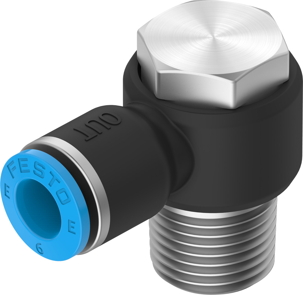 FESTO/费斯托 L 型快插式螺纹接头 NPQE-LH-R14-Q6-P10
