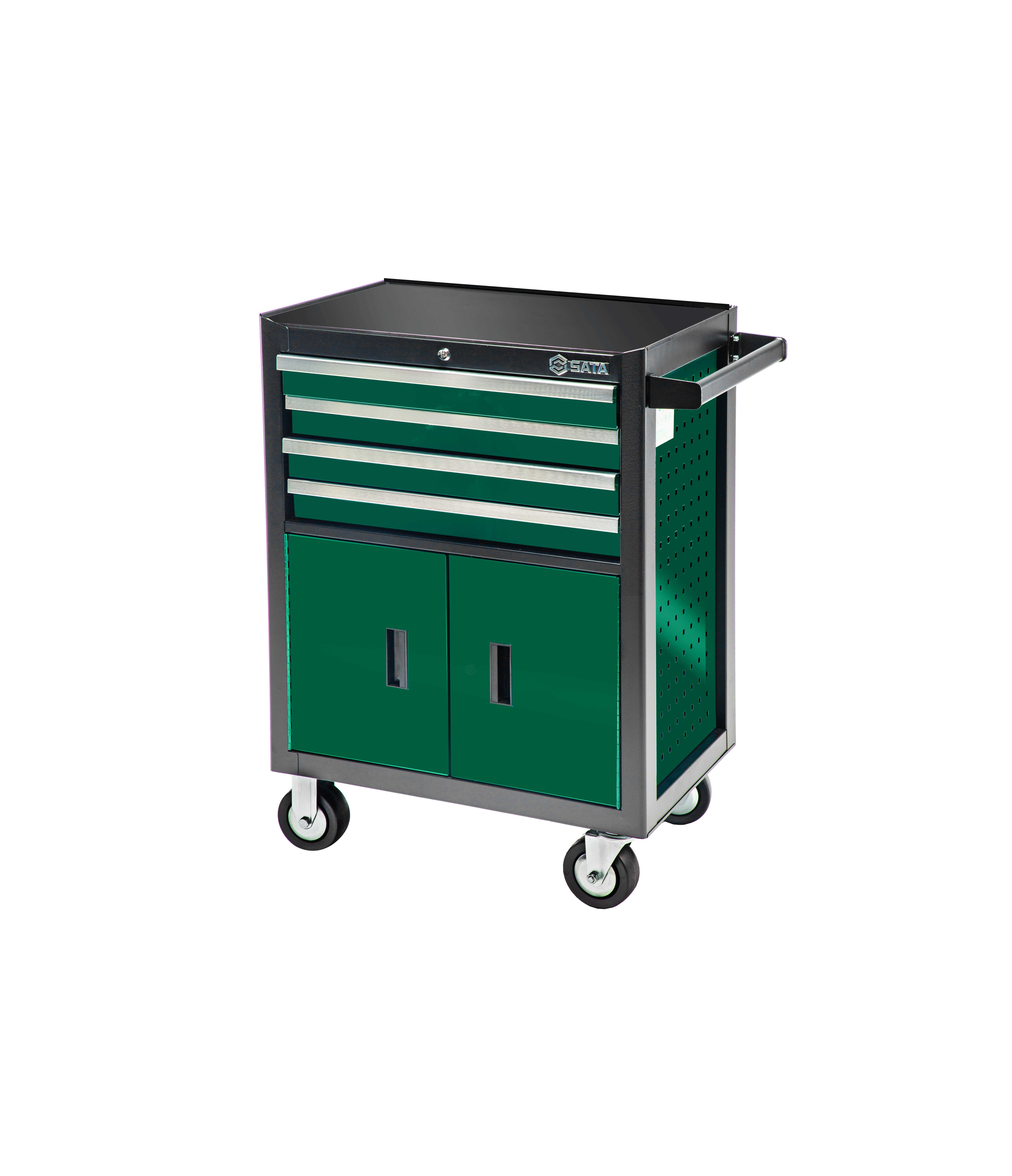 SATA/世达 汽修4抽屉2门工具车（27寸） 95125