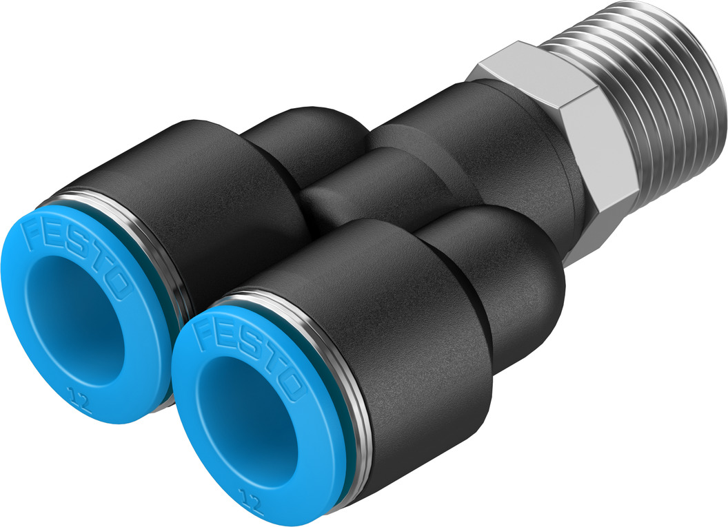 FESTO/费斯托 Y 型快插螺纹接头 QSY-3/8-12