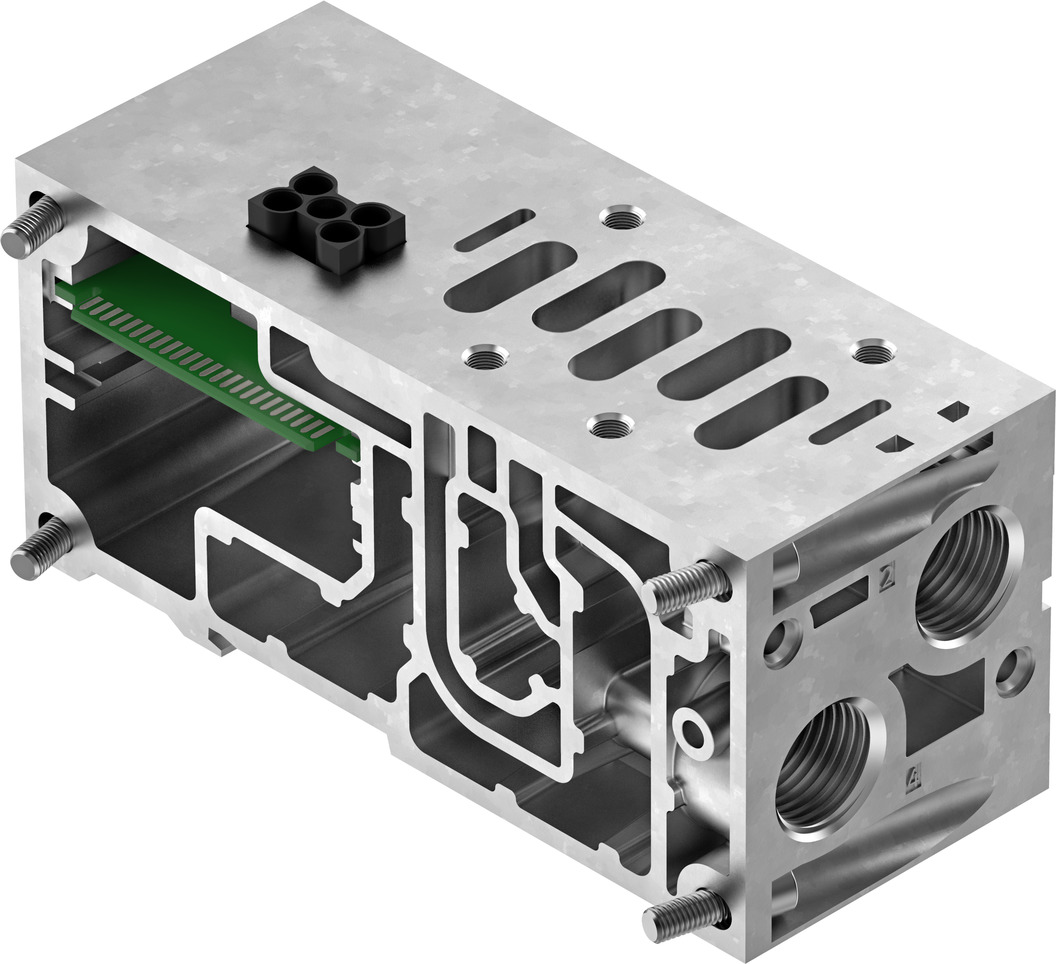 FESTO/费斯托 气路板底座 VABV-S2-2S-G12-CB-T2