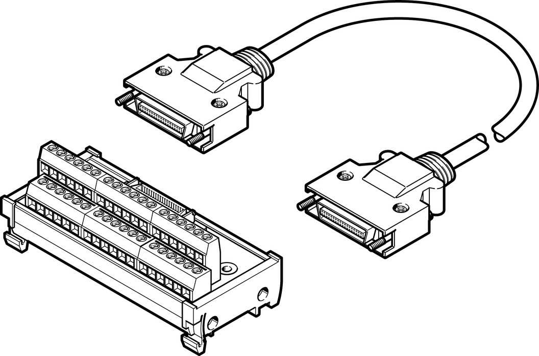 FESTO/费斯托 控制电缆 NEBC-S2G36-K-0.5-N-C2W36-S7