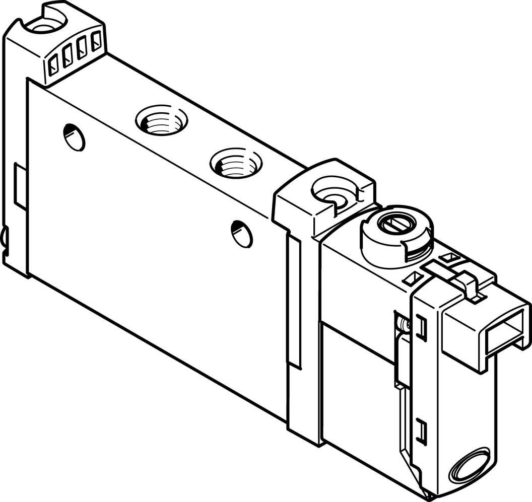 FESTO 电磁阀 VUVG-L10-M52-MT-M5-1H2L-W1