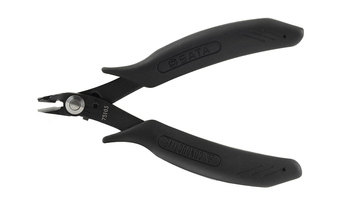 SATA/世达 防静电手柄附安全挡片斜口钳5