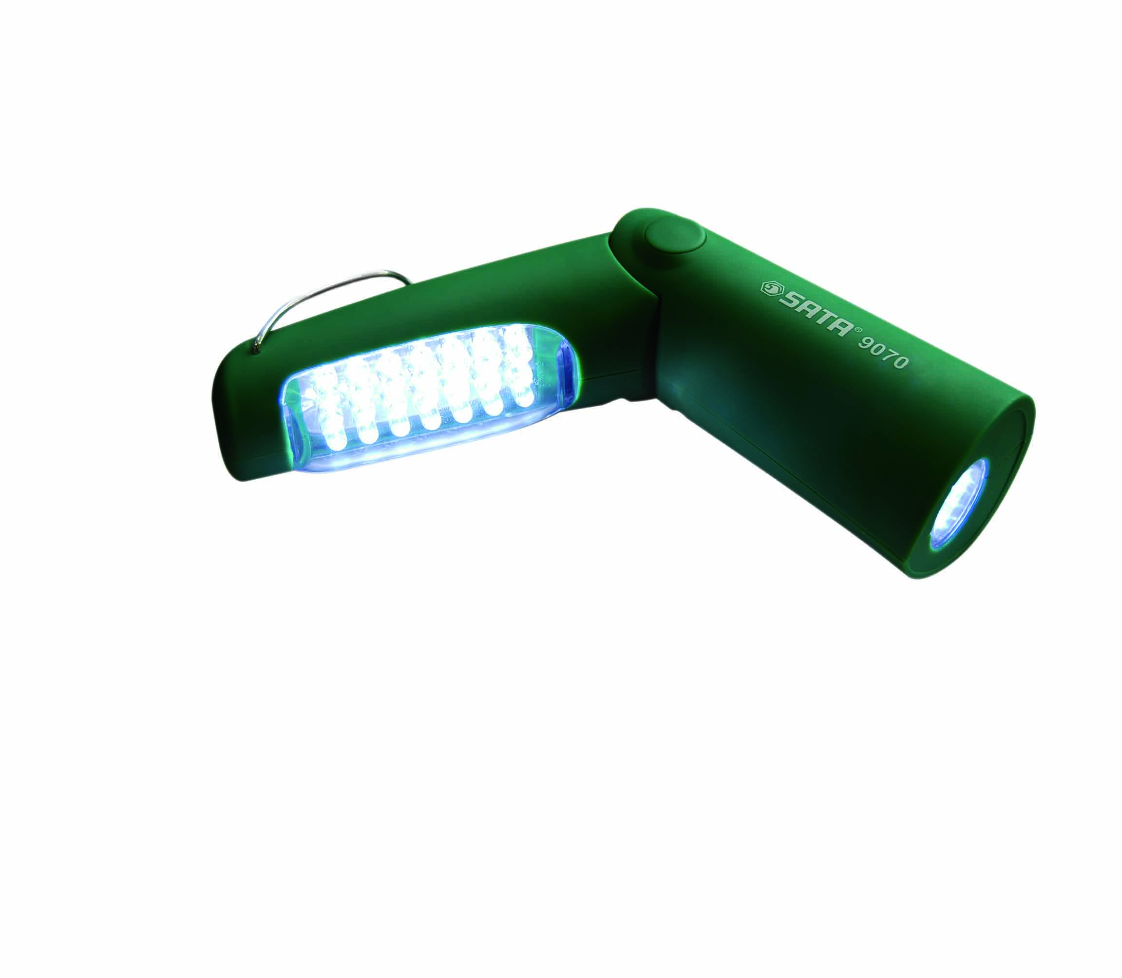 SATA/世达 26LED折叠锂电充电式手电筒 90707A