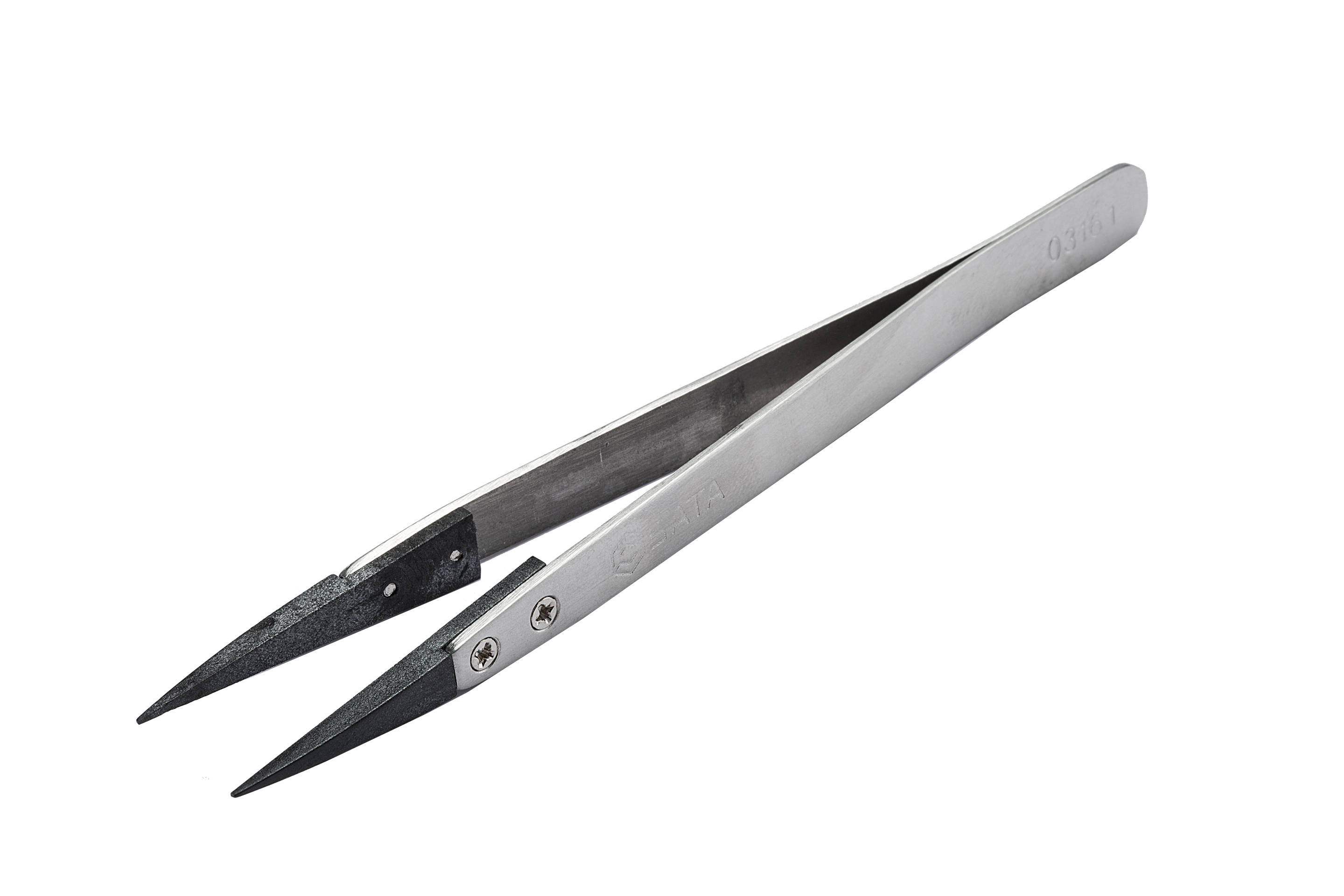 SATA/世达 防静电尖头镊子130MM 03161