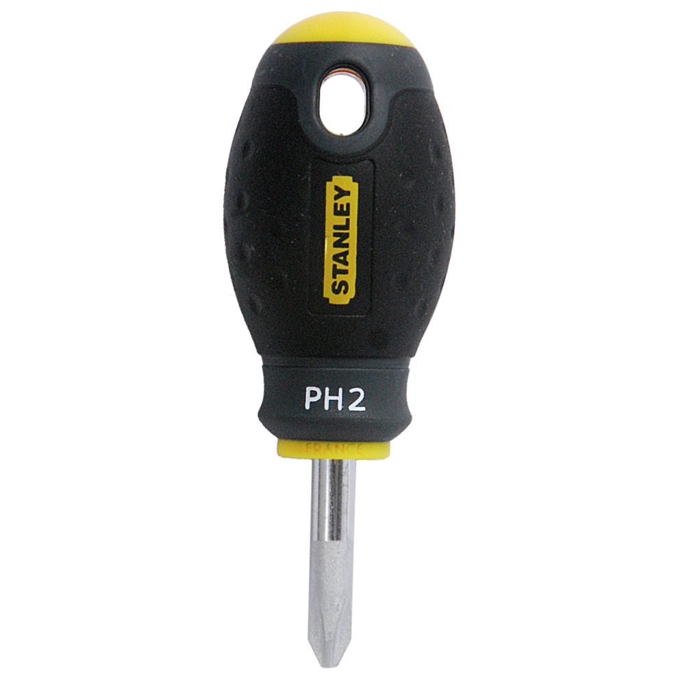 STANLEY/史丹利 三色柄十字螺丝批PH2x30mm 65-407-14