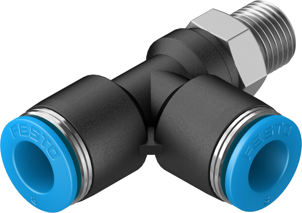 FESTO/费斯托 T 形螺纹接头 QSTL-1/8-8