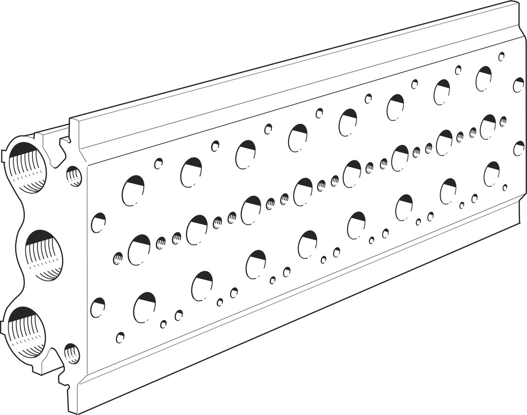 FESTO/费斯托 气路板模块 PRS-3/8-8-B