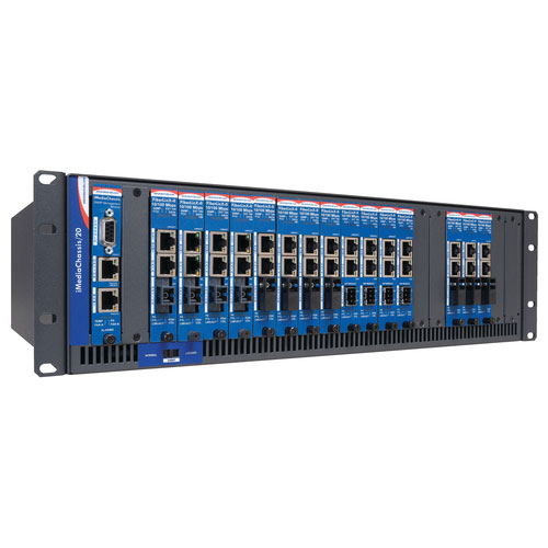 ADVANTECH/研华 ManagedModular20-slotMediaConverterChassisw/oPower(alsoknownasMediaChassis605-10144-10) IMC-719