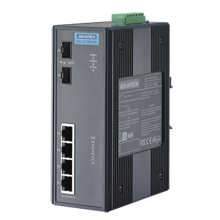 ADVANTECH/研华 4+2Gigaw/4802.3atPoEIndustrialSwitch EKI-2726FHPI-AE