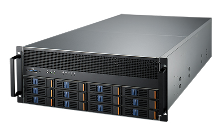 ADVANTECH/研华 4U机架式GPU服务器Intel<sup>®</sup>Xeon<sup>®</sup>Scalable系列处理器支持10个PCIex16双层卡1个PCIex16和1个PCIex8单层卡 SKY-6420-R48A1