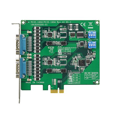 ADVANTECH/研华 2-portRS-232/422/485PCIeCommunicationCardw/Surge&Isolation PCIE-1602C-AE