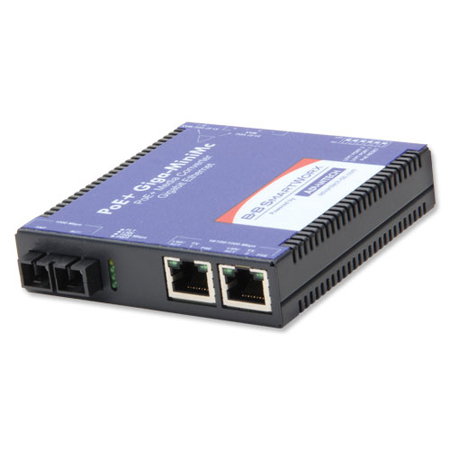 ADVANTECH/研华 MiniPoE+MediaConverter1000MbpsSinglemode1310nm15kmSC(alsoknownasMiniMc857-11914TG) IMC-390-SM