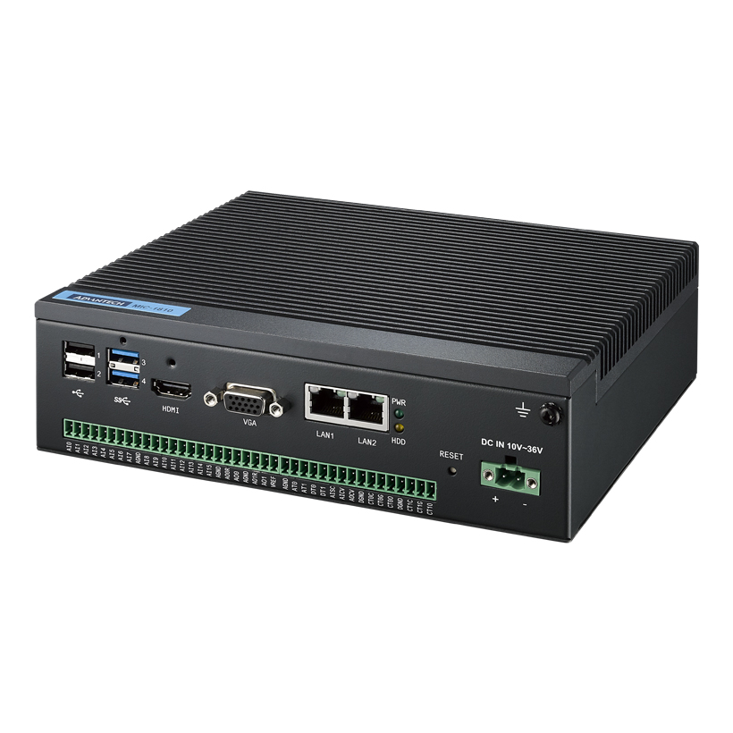 ADVANTECH/研华 带有Core™i3/Celeron<sup>®</sup>处理器的12位，500KS/s，16通道DAQ平台 MIC-1810-U3A1E