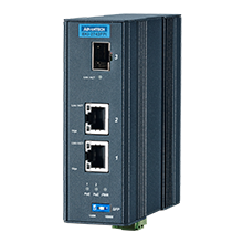 ADVANTECH/研华 GigabitMediaConverterSFPwith2xPoE802.3at EKI-2742FPI-AE