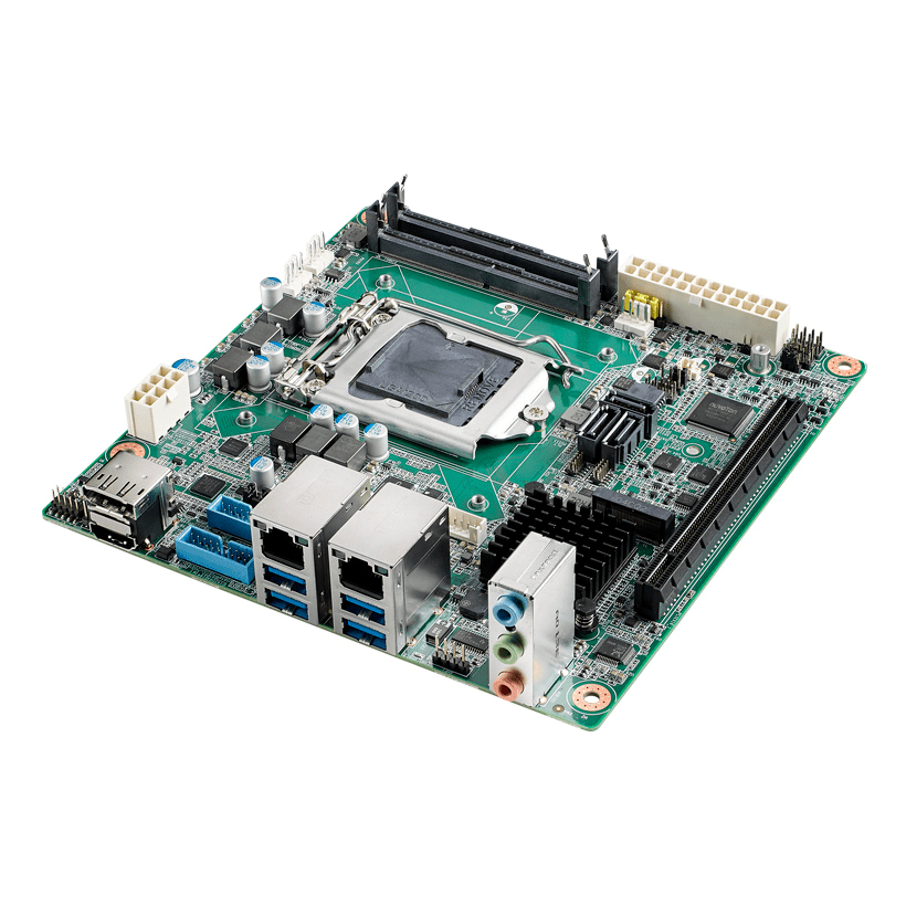 ADVANTECH/研华 10thGenIntel<sup>®</sup>Core™i9/i7/i5/i3LGA1200Mini-ITXw/HDMI2.0a/DP/VGA/LVDS(oreDP)2xCOMDualLAN3SATAIII4USB3.2Gen24USB3.2Gen12xM.2 AIMB-277G2-FLA1E