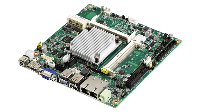 ADVANTECH/研华 Intel<sup>®</sup>Celeron四核J1900/N2920Mini-ITX，带CRT/LVDS/DP++6COM双LAN AIMB-215U-S6B1E