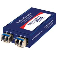 ADVANTECH/研华 IE-ModeConverter、SFP/SFP（需要两个SFP/155/1250/2400模块，需另行购买）（带交流电源适配器） IMC-370I-2SFP-PS