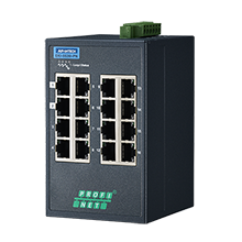 ADVANTECH/研华 16端口支持PROFINET协议简易网管型工业交换机，-40~75℃ EKI-5526I-PN-AE