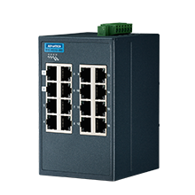 ADVANTECH/研华 16端口支持Modbus/TCP协议简易网管型工业交换机，-40~75℃ EKI-5526I-MB-AE