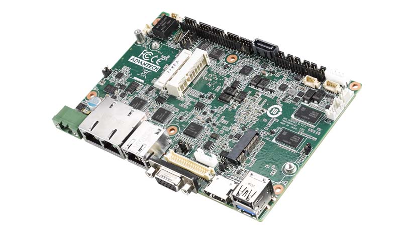 ADVANTECH/研华 Intel赛扬J1900和Atom™E3825/E38453.5“MI/O-CompactSBC，板载DDR3L，3GbE，iManager3.016位GPIO，CANBUS，板载eMMC，12V/24V电源输入 MIO-5850J-U0A1