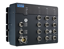 ADVANTECH/研华 EN50155ManagedEthernetSwitchwith12GE(4bypass)24-110VDC EKI-9512G-4GMW-AE