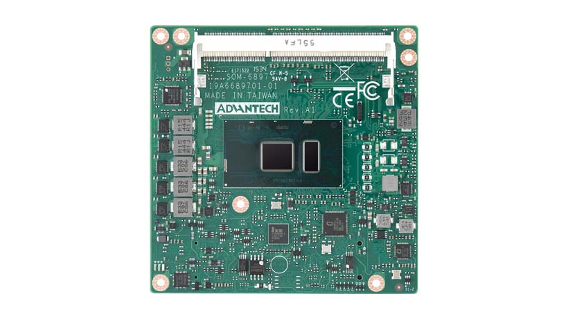 ADVANTECH/研华 第六代IntelCore/Celeron处理器COMExpressCompactModuleType6 SOM-6897C5Z2-U4A1E