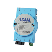 ADVANTECH/研华 4+1光纤端口工业以太网交换机 ADAM-6521-BE