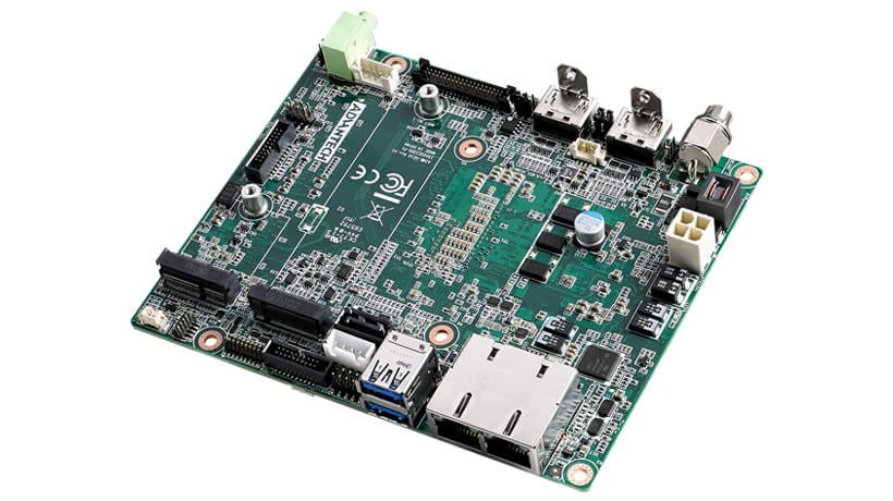 ADVANTECH/研华 Intel第八代Corei-ULTCorei3/i5/i7UTX工业主板，eDP(LVDS)/2HDMI，2LAN，2USB3.14COM，M.2E-Key，M.2B+M-key(NVMe) AIMB-U233E-U3A1E