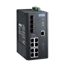 ADVANTECH/研华 8GE+4SFPUnmanagedPoEw/WideTemp EKI-2712G-4FPI-AE