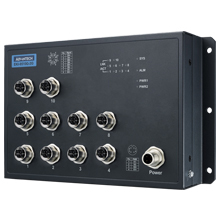 ADVANTECH/研华 EN50155UnmanagedEthernetSwitchwith10xGE(2bypass)24-48VDC EKI-9510G-2GL-AE