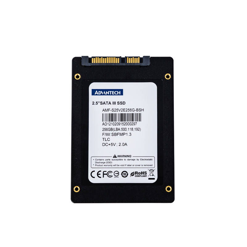 ADVANTECH/研华 Standard7+15-pinSATAconnector32GBto512GB AMF-S25V2E256G-SBC