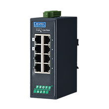 ADVANTECH/研华 8端口支持PROFINET协议简易网管型工业交换机，-40~75℃ EKI-5528I-PN-AE