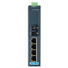 ADVANTECH/研华 4+1SC多模光纤端口非网管型工业以太网交换机 EKI-2525M-BE