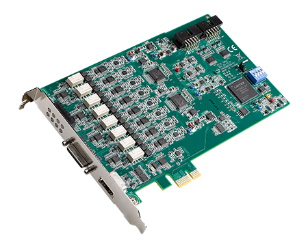 ADVANTECH/研华 8通道24位128kS/sPCIE动态采集卡 PCIE-1803-AE