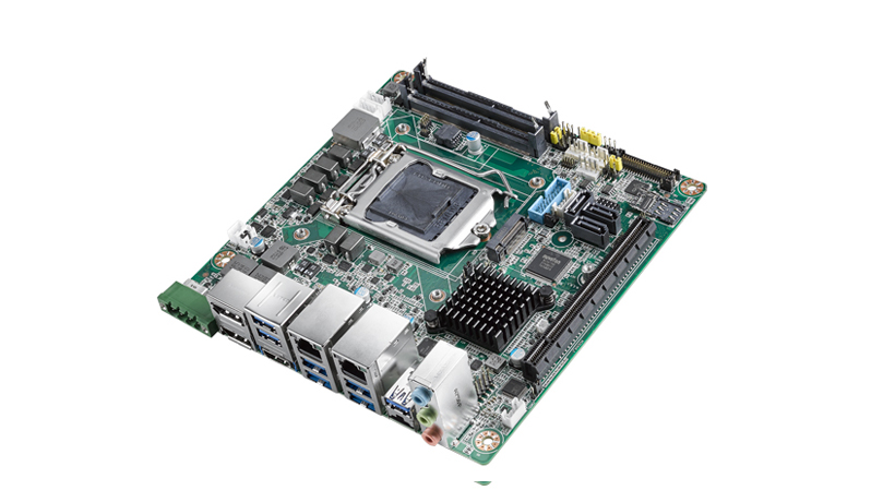 ADVANTECH/研华 第8代Intel<sup>®</sup>Core™i7/i5/i3LGA1151Mini-ITXHDMI2.0a/双DP/LVDS(或eDP)，2个COM，双网口SATAIII6个USB3.1和4个USB3.0M.2(b键和e键) AIMB-276G2-00A1E