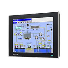 ADVANTECH/研华 12.1寸XGA全平面电阻屏工业显示器，宽温设计，支持VGA/DP接口 FPM-7121T-R3AE