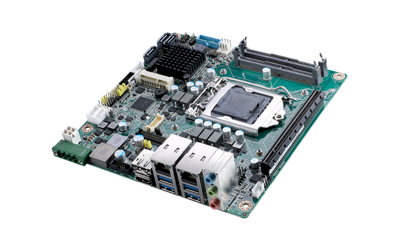 ADVANTECH/研华 Intel<sup>®</sup>Core™i7/i5/i3LGA1151Mini-ITX带VGA/DP++/HDMI/LVDS(eDP)2个COM双网口PCIex16M.2DDR4DC输入 AIMB-275G2-00A2E