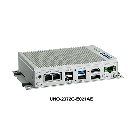 ADVANTECH/研华 小型模组化嵌入式工业电脑，搭配Intel<sup>®</sup>️Atom寸处理器，2×千兆网口，4×串口，4×USB接口，2×mPCIeHDMIDP UNO-2372G-J021AE