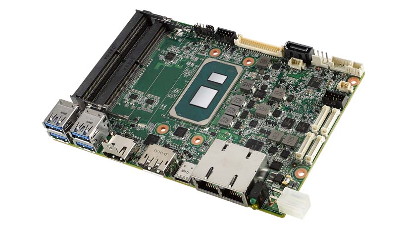 ADVANTECH/研华 3.5''嵌入式MI/O单板电脑11代/i7-1185G7E四核/双通道最高64G内存/独立四显宽压带扩展 MIO-5375C7P-Q4A1