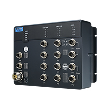 ADVANTECH/研华 EN50155ManagedPoEEthernetSwitchwith8FE+4GEbypass24-110VDC EKI-9512E-4GMPW-AE