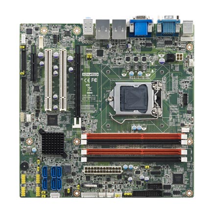 ADVANTECH/研华 Intel<sup>®</sup>Xeon<sup>®</sup>E3/Core™i7/i5/i3LGA1150MicroATX带CRT/DVI/eDP/LVDS/DP6COM双LANSATA3 AIMB-584WG2-00A1E