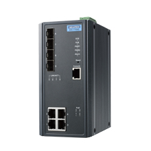 ADVANTECH/研华 4FE+4SFPwithPOEwidetemp EKI-7708E-4FPI-AE