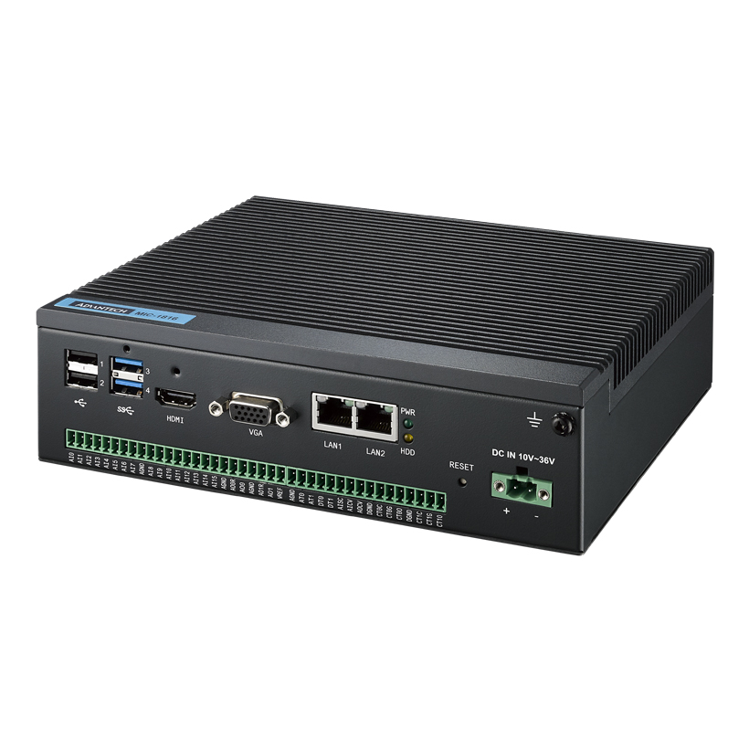 ADVANTECH/研华 具有Core™i3/Celeron<sup>®</sup>处理器的16位，1MS/s，16通道DAQ平台 MIC-1816-U0A1E