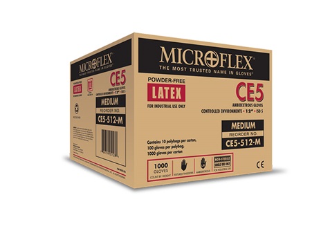 Ansell/安思尔 为洁净环境提供可靠的防护 Microflex® CE5-512